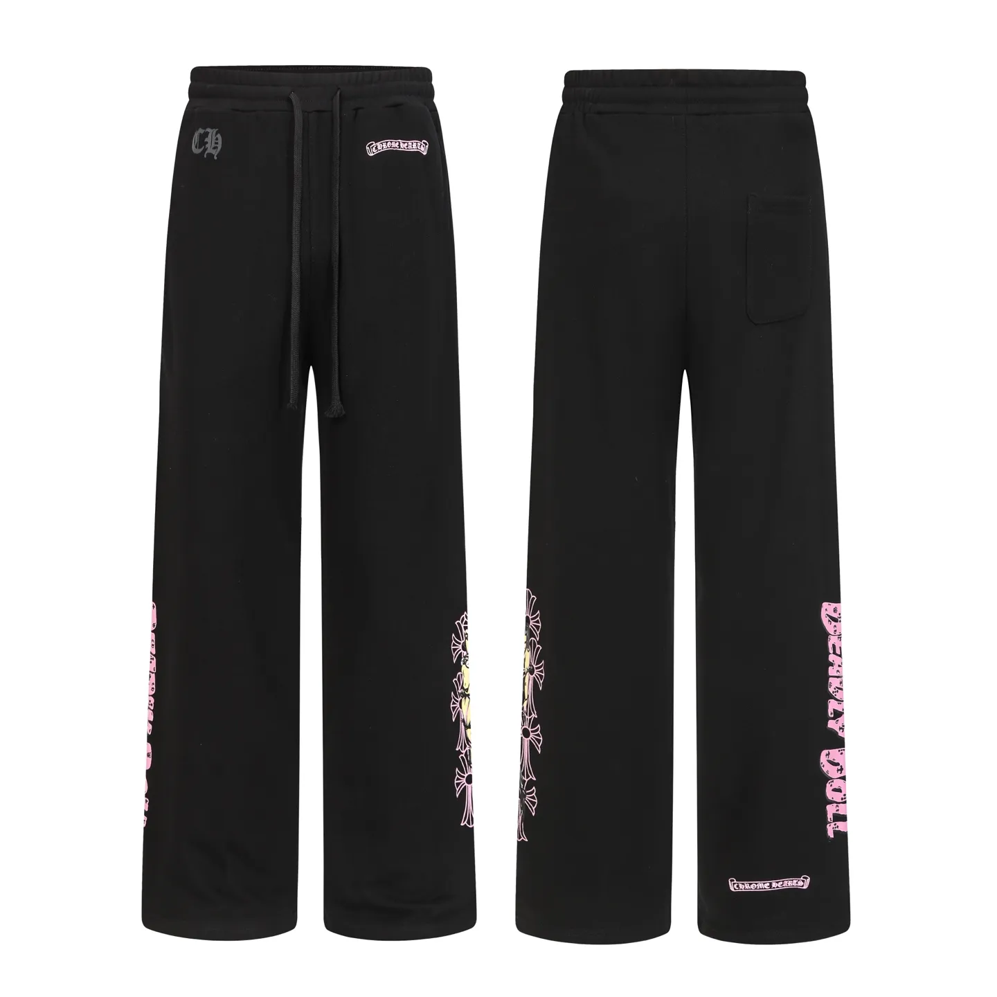 P270 #W5008 cross-border model. Those who pursue quality, please do not place an order. -Chrome Hearts/Chrome Hearts Sanskrit bikini women's printed trousers, casual pants and sweatpants -High weight, high density and high quality. The wool is soft, delicate and skin-friendly. It feels soft and silky. It has excellent warmth and skin-friendly properties.